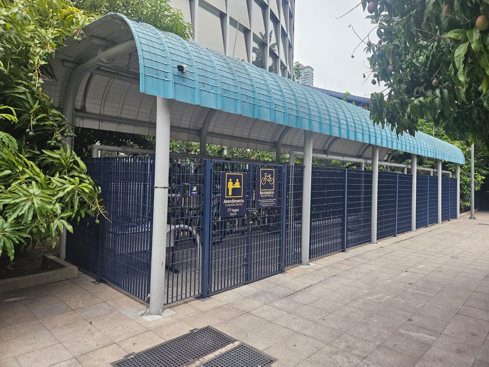 Foto do bicicletário