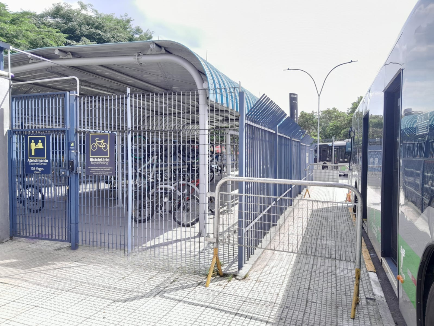 Foto do bicicletário