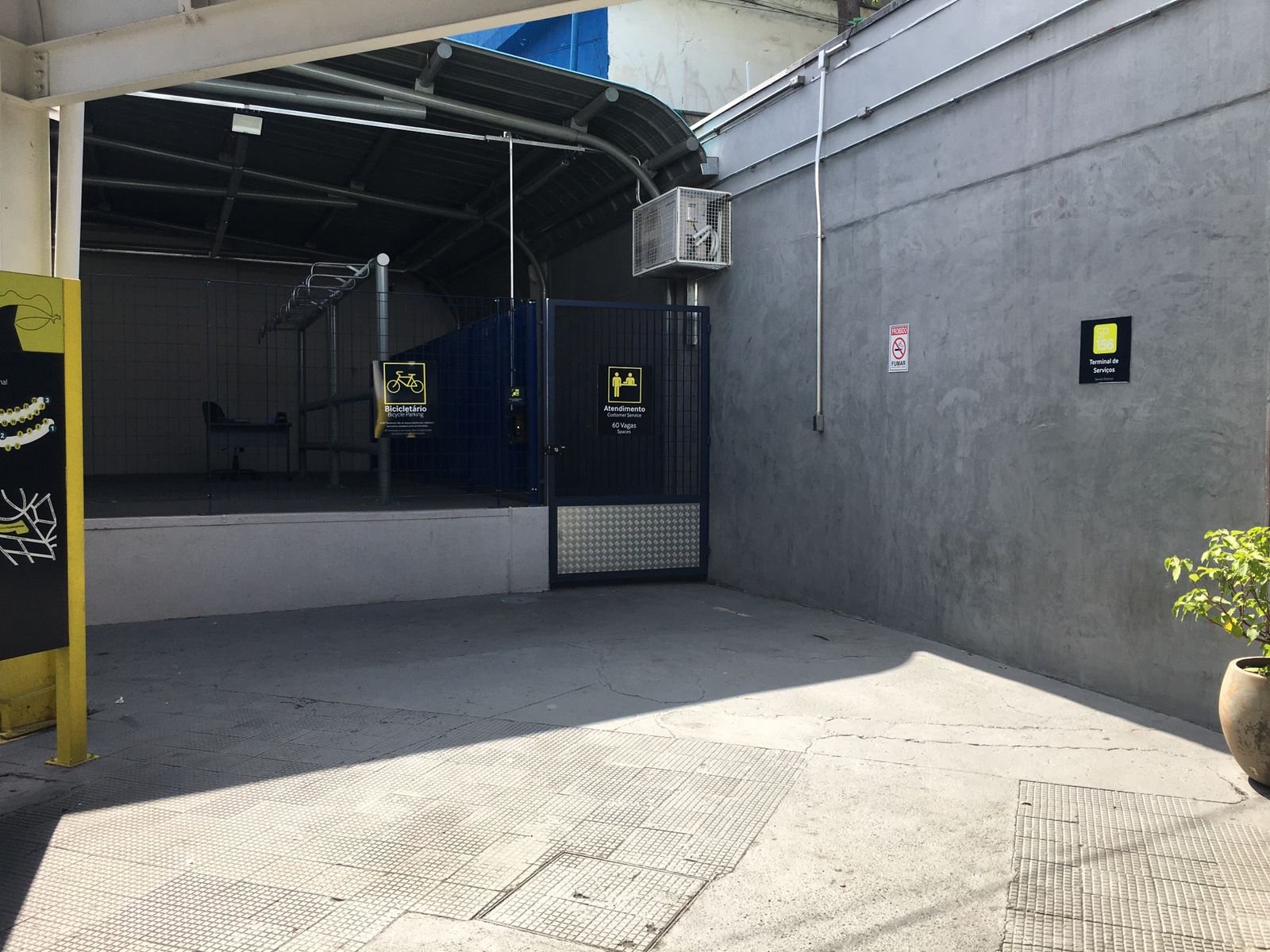 Foto do bicicletário